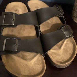 Suntide Women’s Two-Buckle Sandal BRAND NEW!